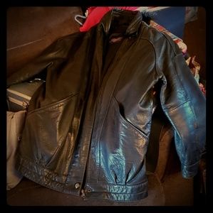 Verducci leather coat